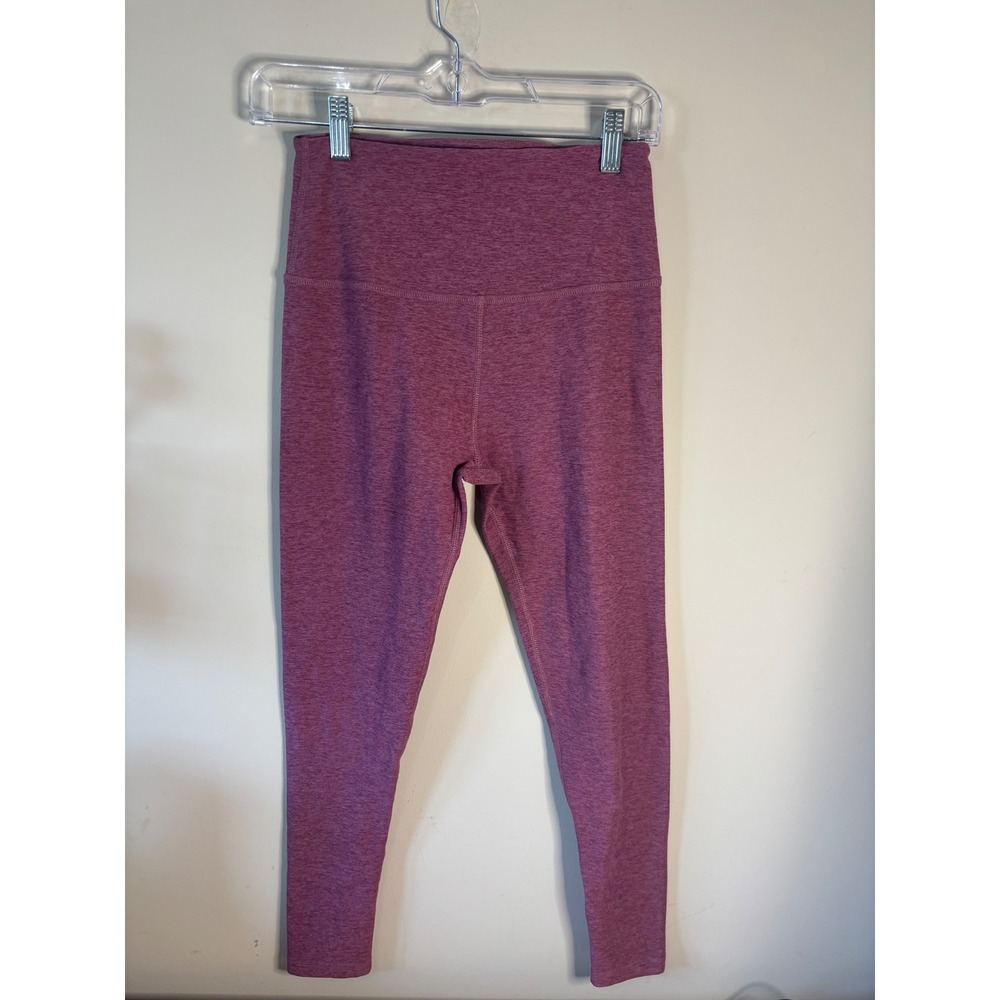 Beyond Yoga Spacedye High Waisted Midi Leggings Berry Pink Heathered Medium